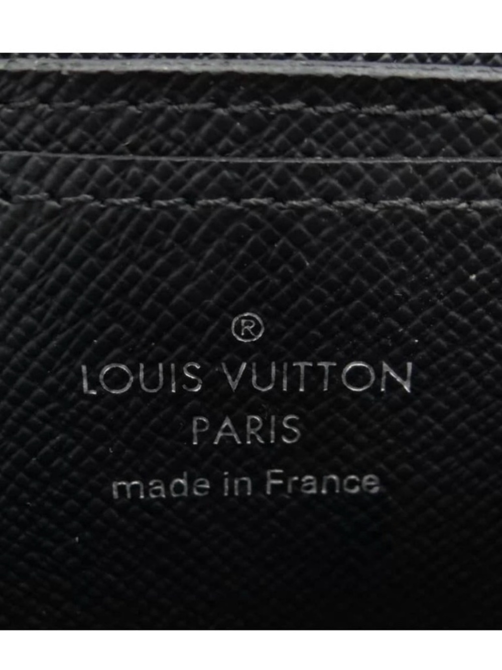 Louis Vuitton Black Monogram Zip Card Holder with Silver Hardware - Picture 7 of 8